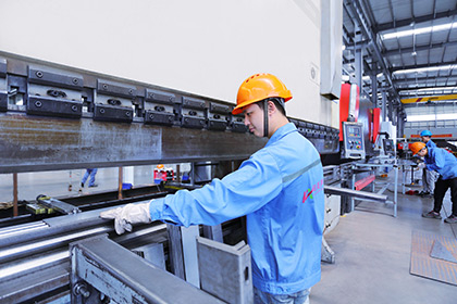 Cutting, folding, punching processing